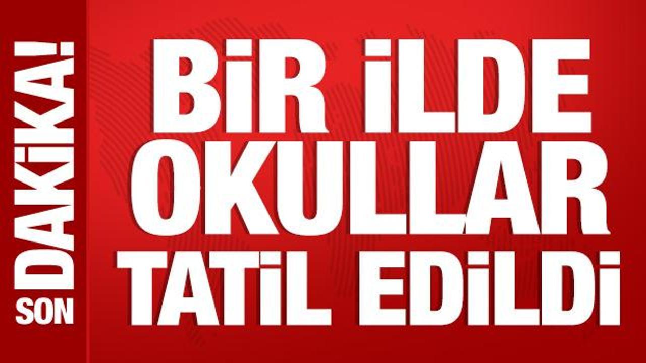 Artvin'de 2 ilçede okullar tatil edildi