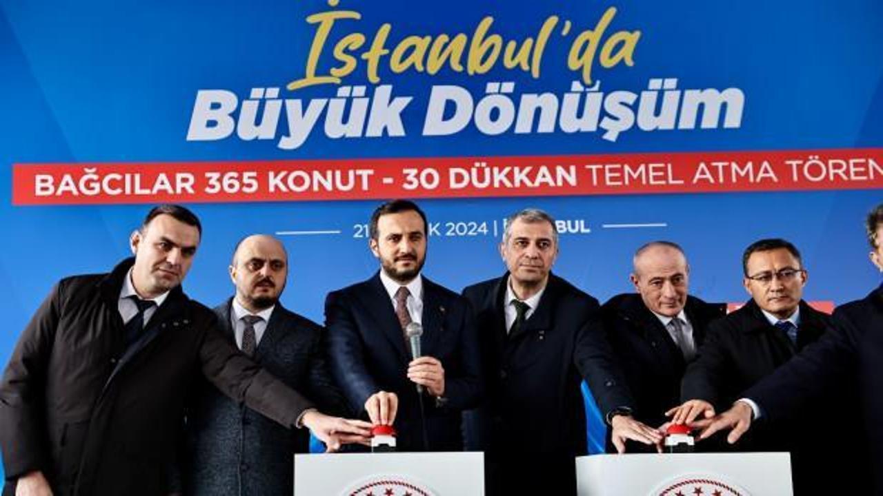 Bağcılar’da Ece Sitesi’nin temeli atıldı