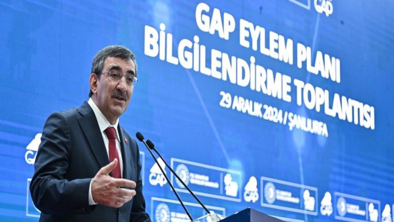 Cevdet Yılmaz: Yeni GAP Eylem Planı'nı yeni bir ufuk olarak görüyoruz