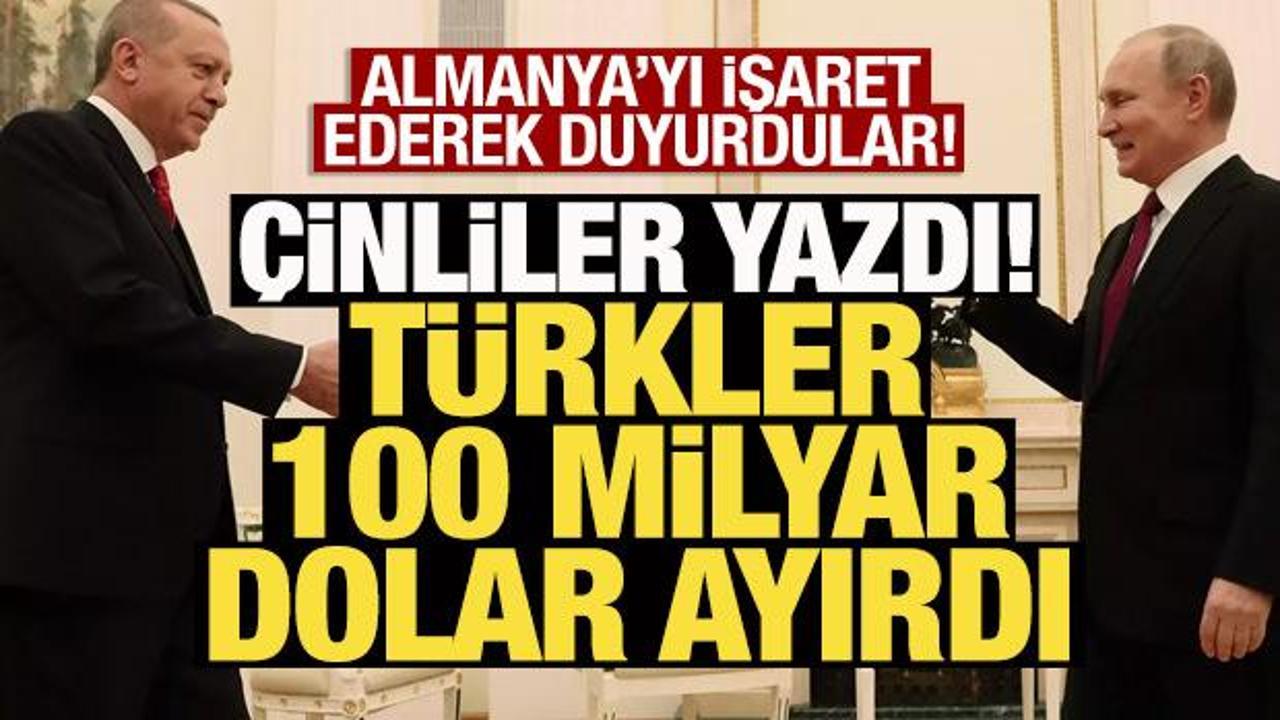 Çinliler 'Dönüm noktası olacak' diye duyurdu: 'Türkiye, 100 milyar dolar ayırdı'