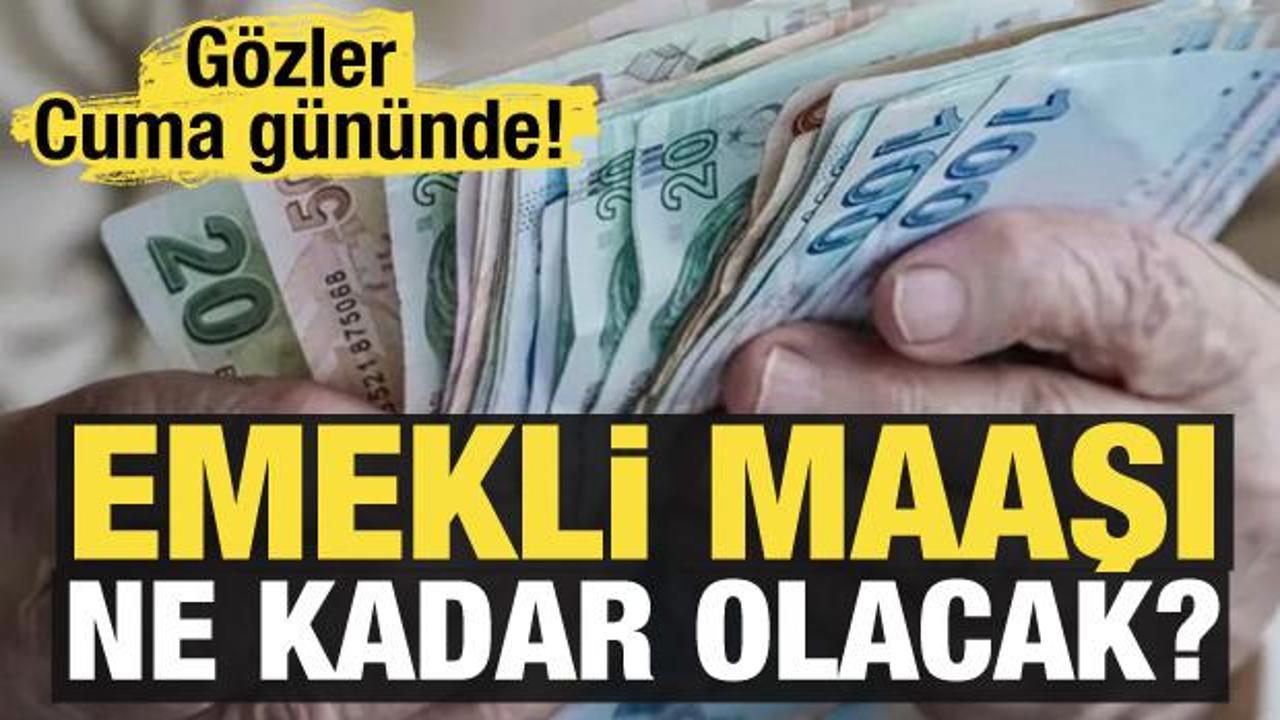 Emekli maaşları ne kadar olacak? Gözler Cuma gününde!