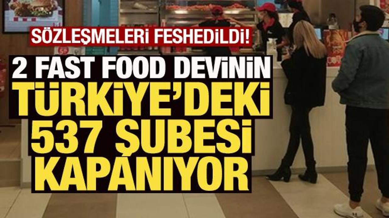 KFC ve Pizza Hut'ın sözleşmesi feshedildi! Türkiye'de 537 şube kapanabilir