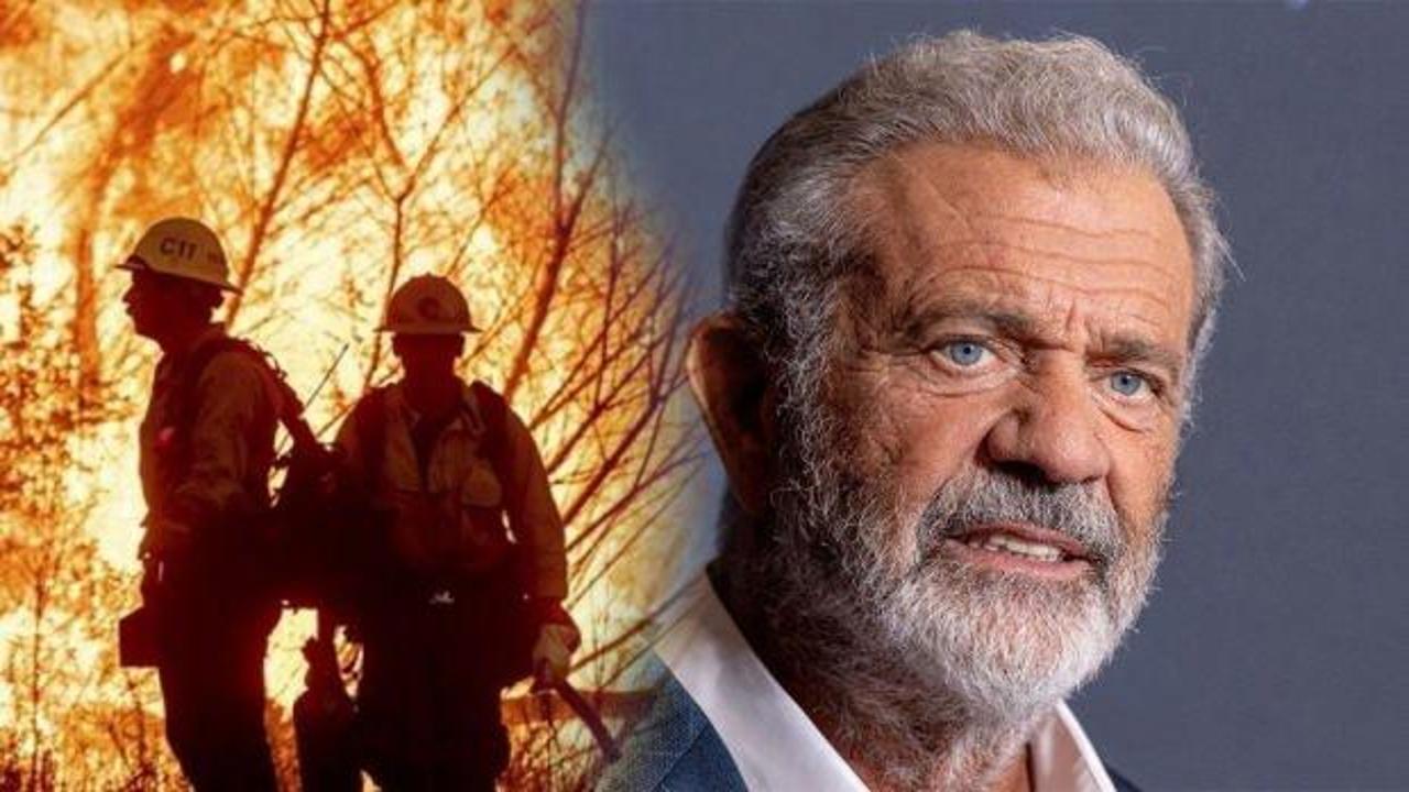 Mel Gibson'dan dikkat çeken Hollywood mesajı: Orman yangınlarını işaret etti