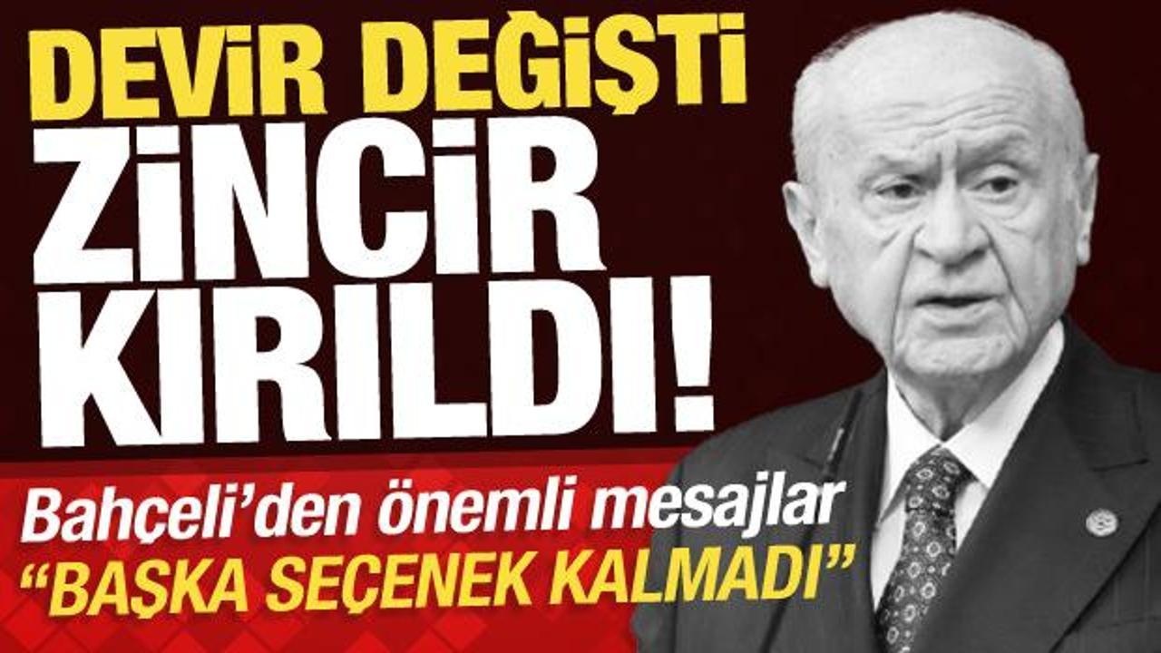 Son dakika... Devlet Bahçeli: Terör bitecek, kardeşlik bilinecek!