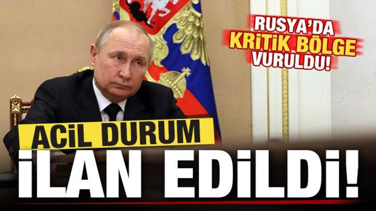 Son dakika: Rusya'ya saldırı! Acil durum ilan edildi