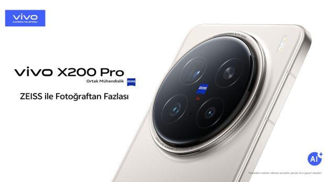 vivo X200 Pro, Türkiye'de ilk kez 200MP ZEISS APO telefoto kamera ile geliyor